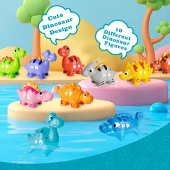 Jetbotell ABC match dinos encourages memory skills with colorful matching activity