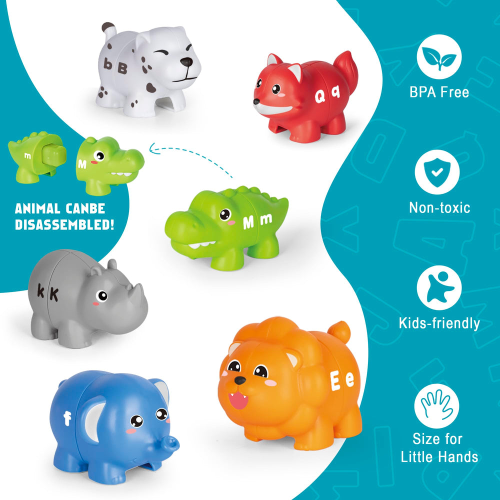 Jetbotell animal puzzle pieces support fine motor play