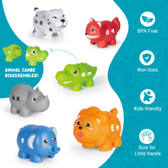 Jetbotell animal puzzle pieces support fine motor play