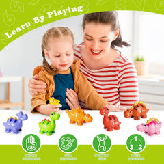 Jetbotell dino drawstring bag keeps pieces organized after play.