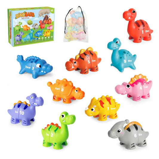 Jetbotell dinosaur number buddies encourage early math exploration for toddlers.