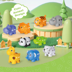 Jetbotell pieces snap together, improving fine motor skills during creative play