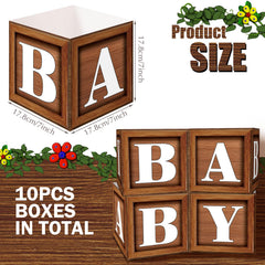 Jetec 7x7x7 inch centerpiece box ideal for gifts or small treats