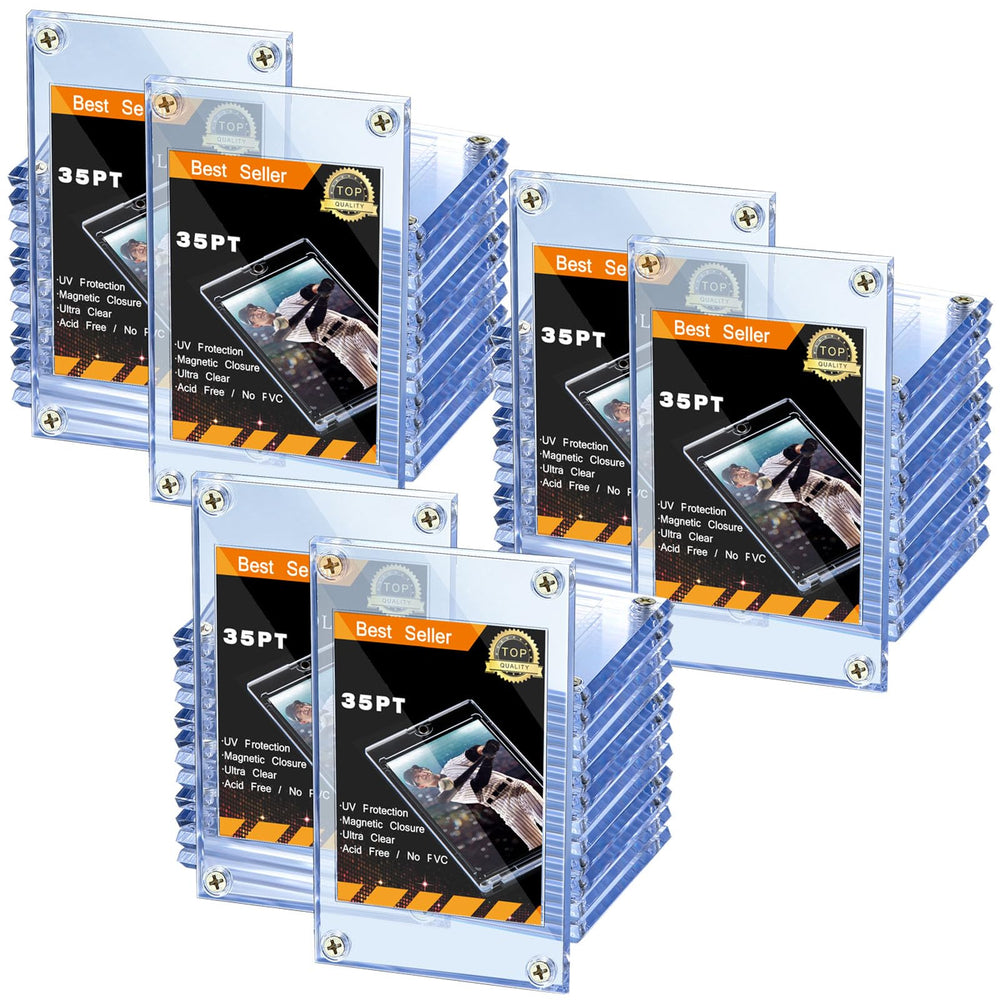 Jetec baseball screw card holder with four corners protects baseball cards