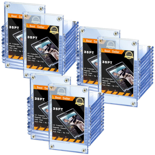 Jetec baseball screw card holder with four corners protects baseball cards
