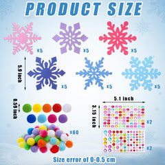 Jetec diamond art snowflake stickers add sparkle to homemade ornaments