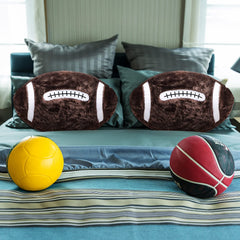 Jetec football plush pillow gift idea for football fans and family.