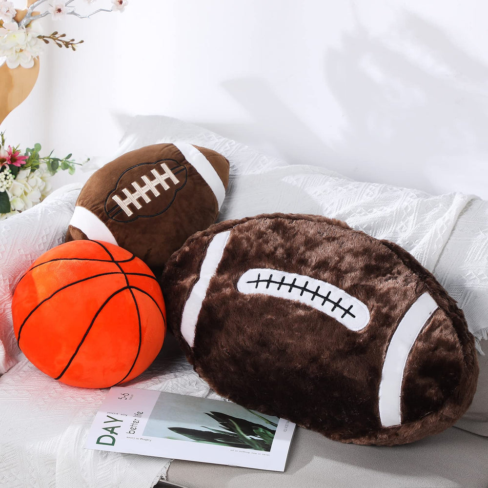 Jetec football plush pillow room decor setup adds playful style to living spaces.