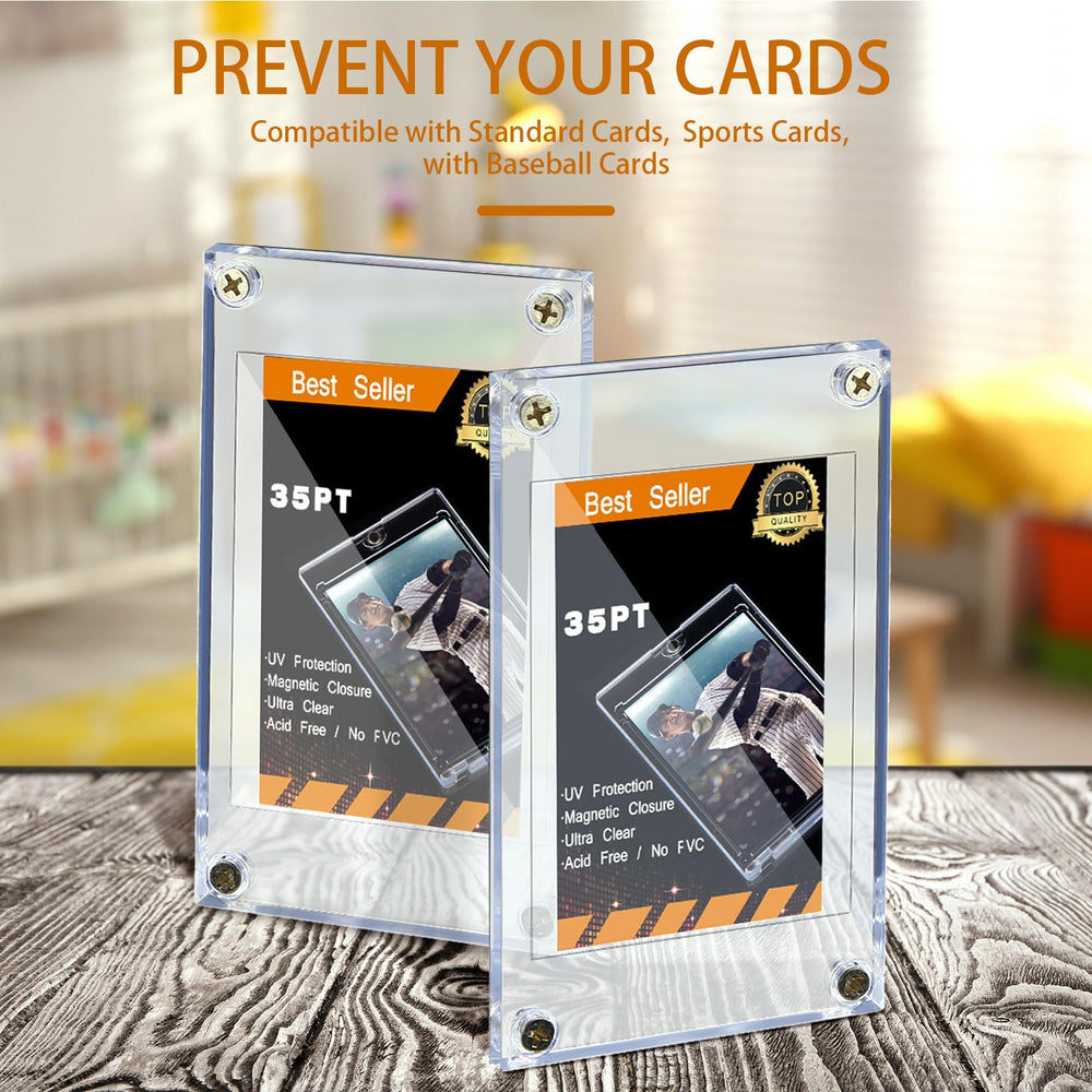 Jetec 40-piece screw card protector pack for sports cards