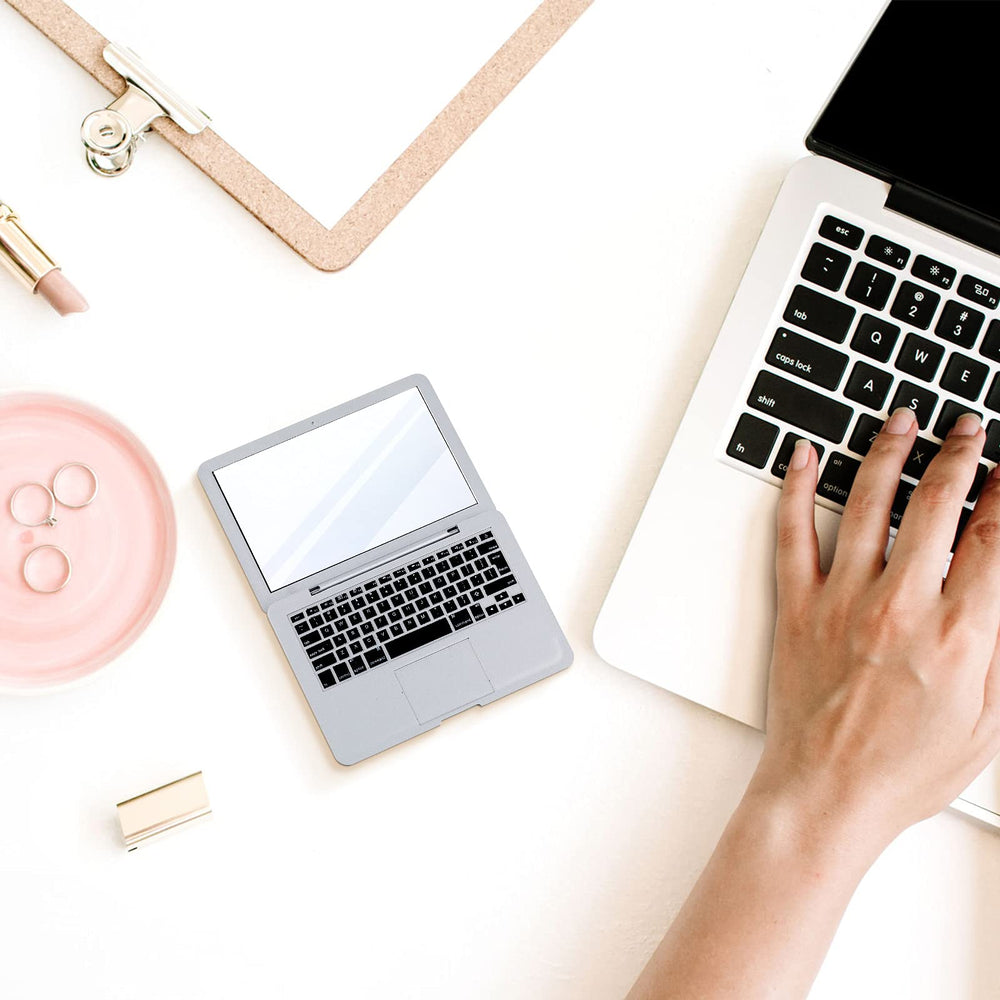 Jetec mini laptop toy mirror doubles as a pet toy to keep your companion engaged.