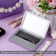 Jetec plastic shell mirror replicates a real computer, lightweight for daily use and portability.