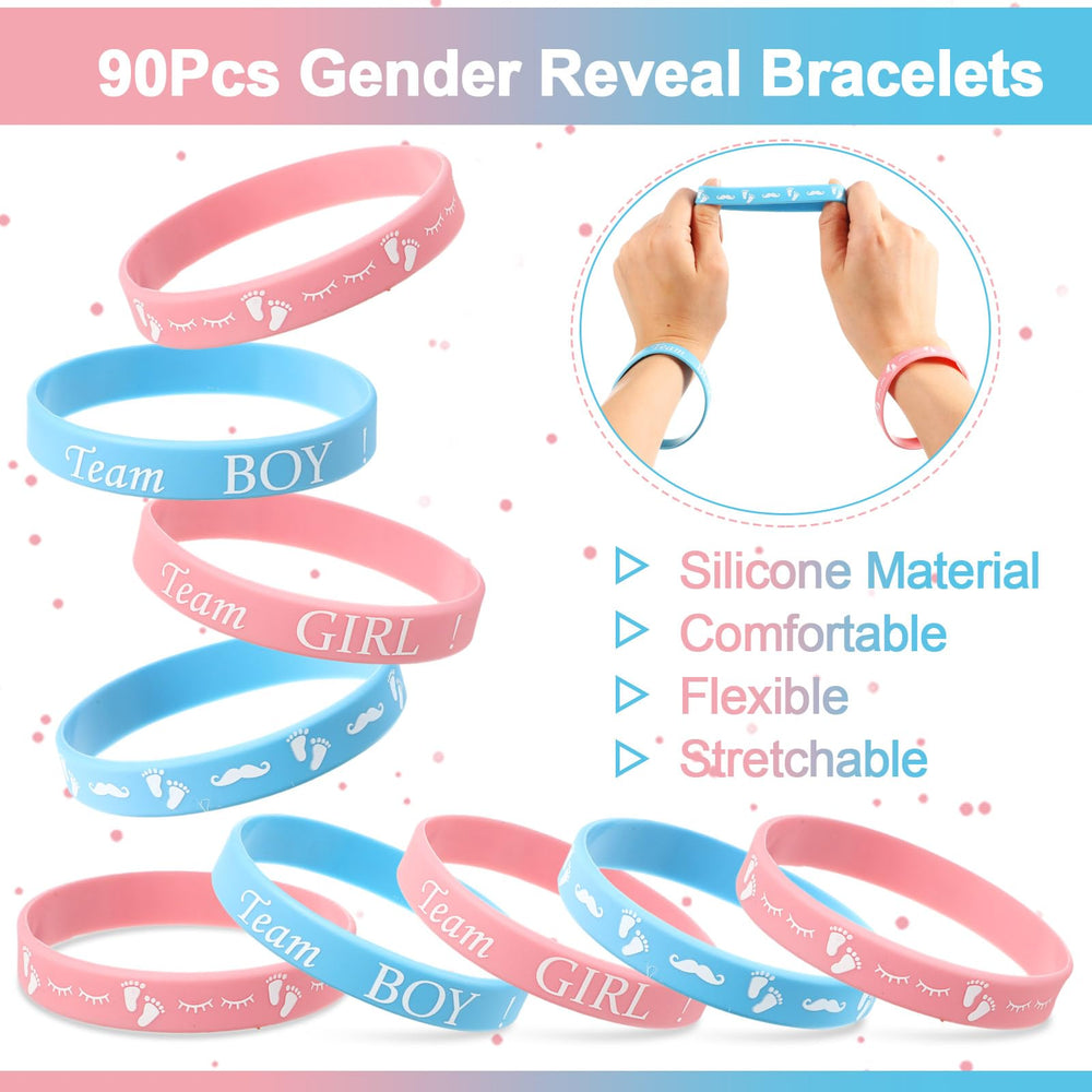 Jetec Team Girl silicone wristbands, vibrant and easy to wear