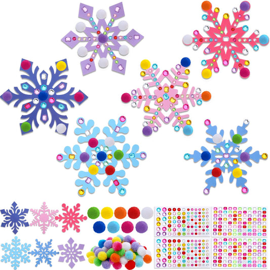 Jetec snowflake craft kit sets inspire creative winter projects at home