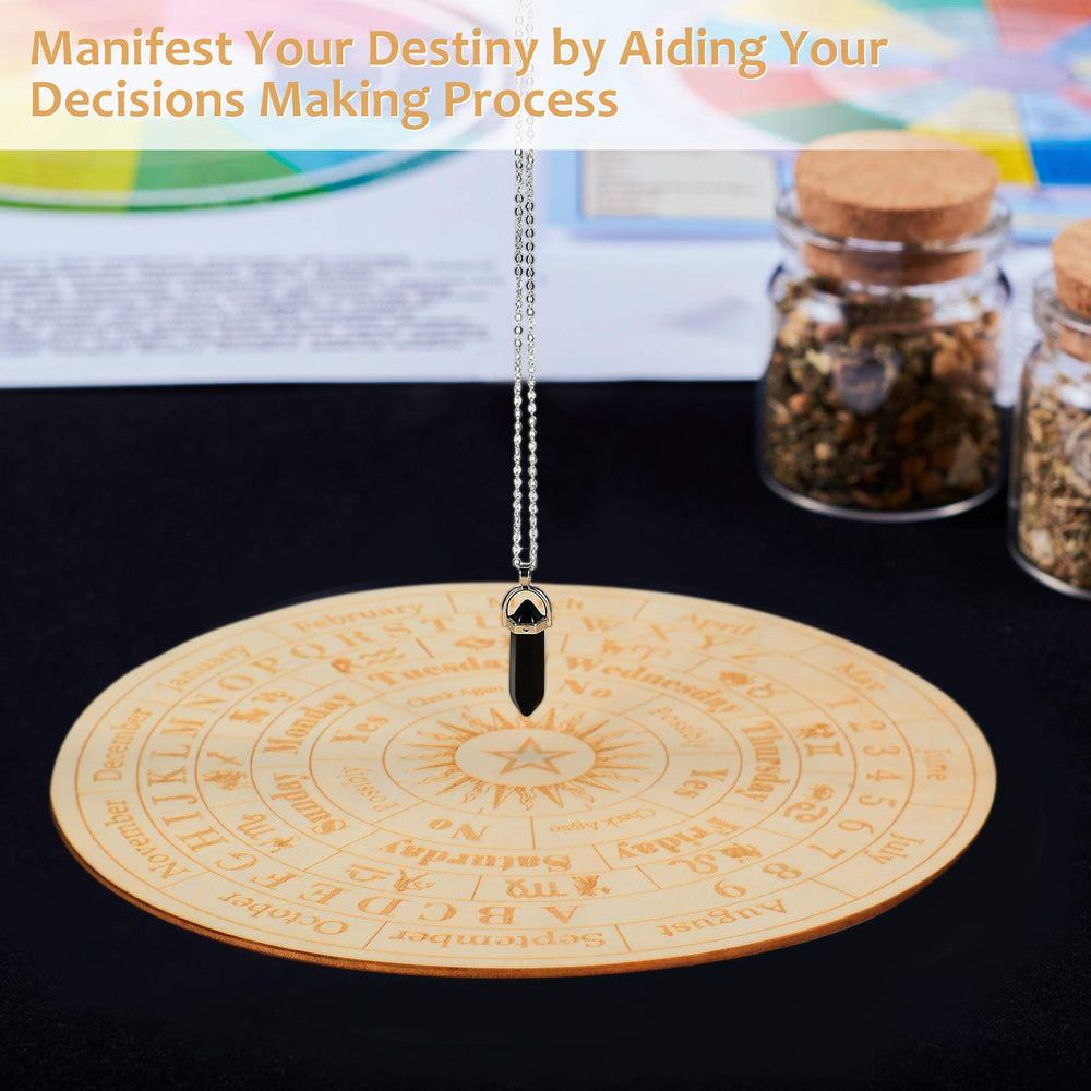 Jetec Star Pendulum Board shows inscribed words to spark readings