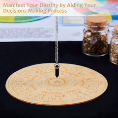 Jetec Star Pendulum Board shows inscribed words to spark readings