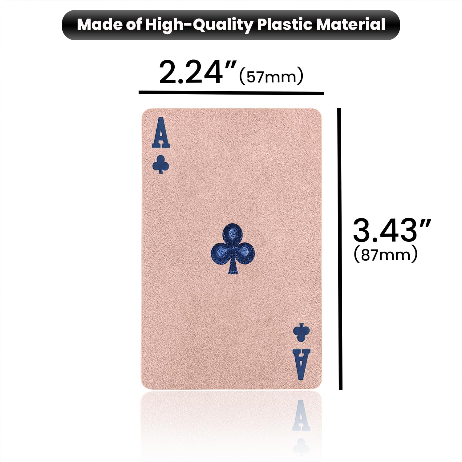 Jeuristic Interomix plastic deck with shiny finish for clear visibility