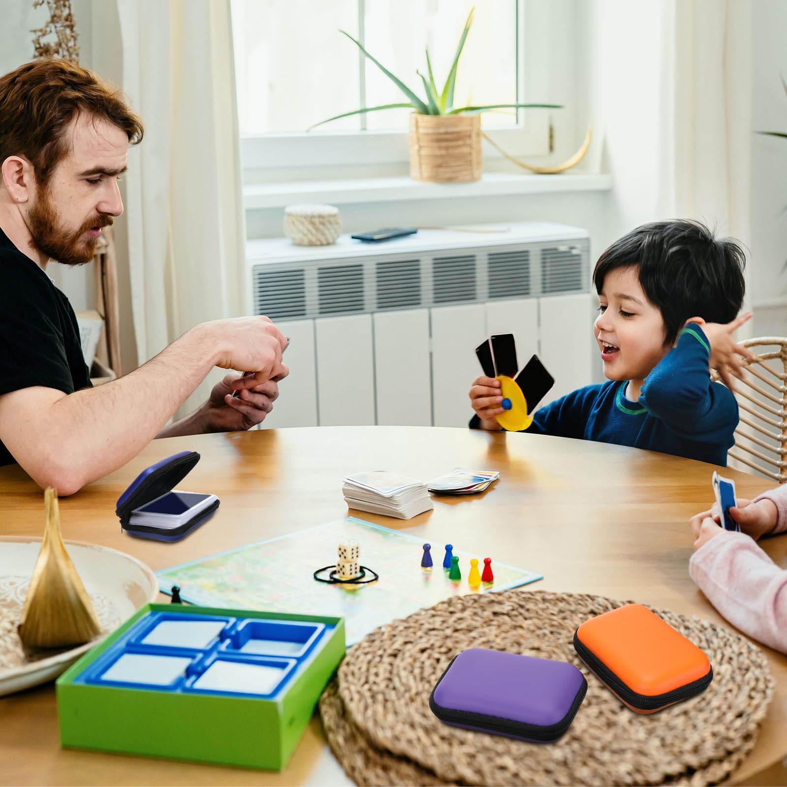 Jexine compact-size case fits wallets and backpacks for on the go cards