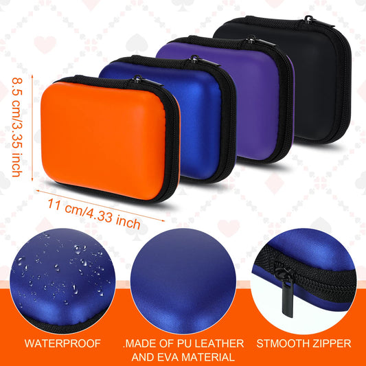 Jexine card case in purple highlighting color coded organization for games