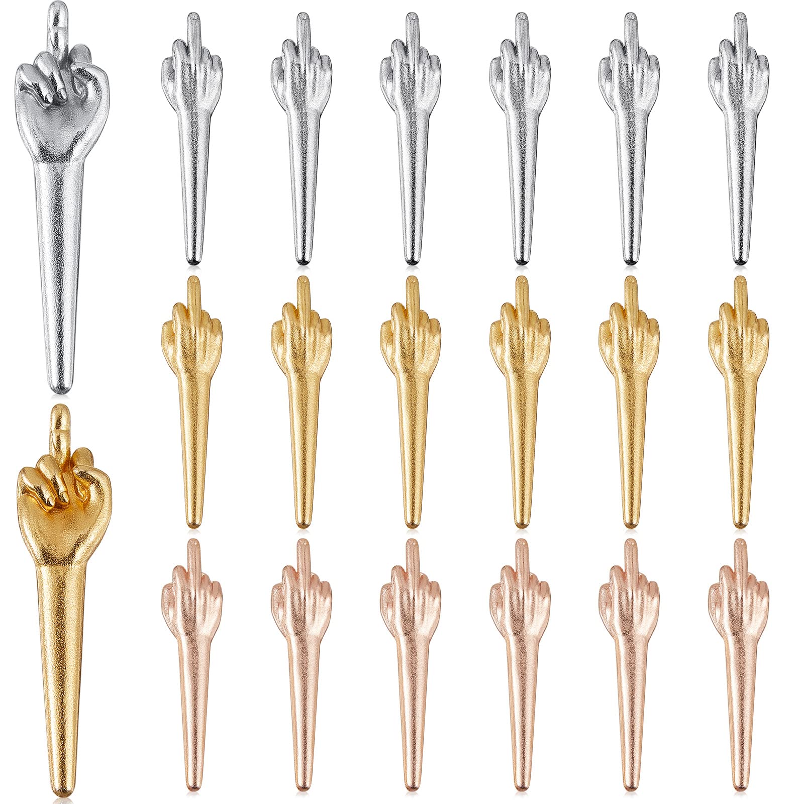 Jexine middle finger peg in copper for precise scoring and display.