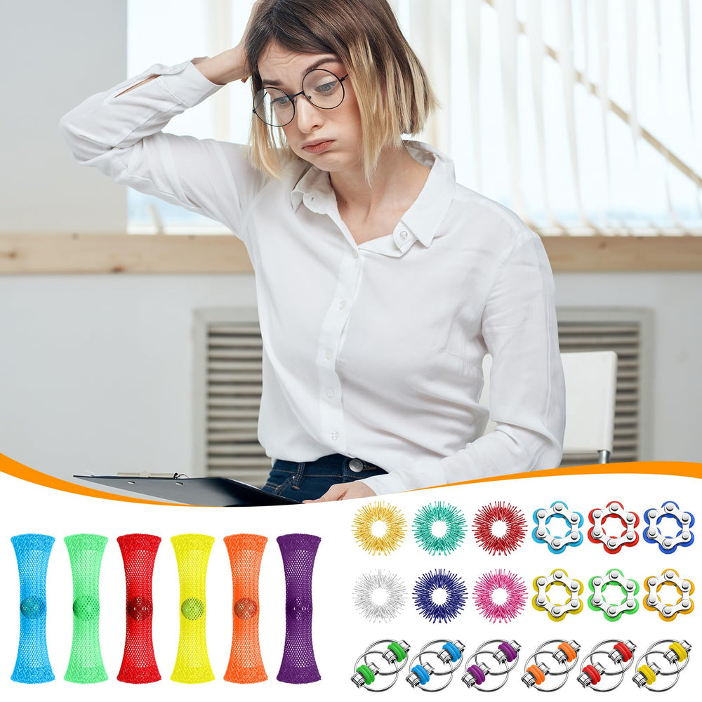 Jexine portable quiet fidget kit ideal for study or work