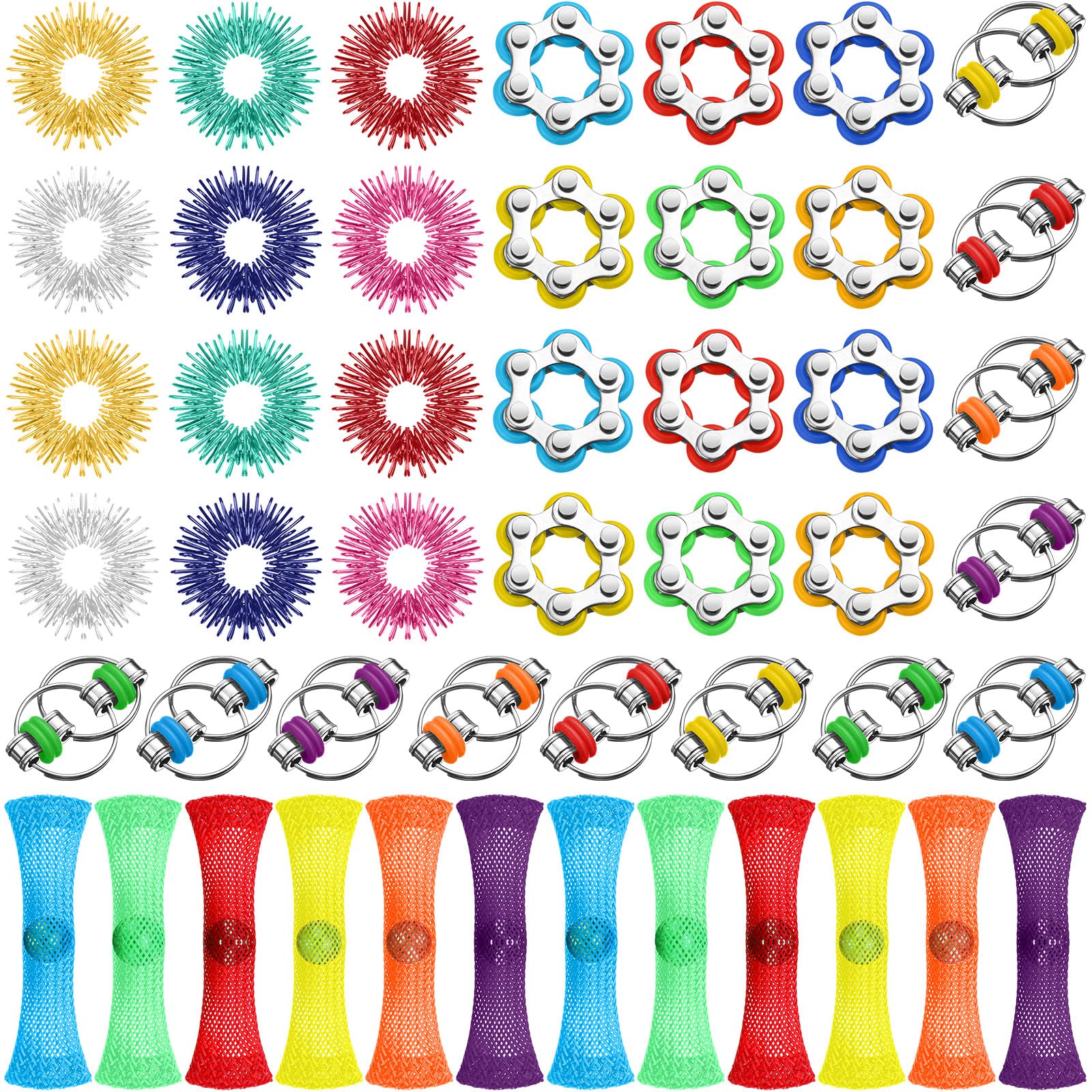 Jexine roller-chain fingertip toy for tactile focus and calm