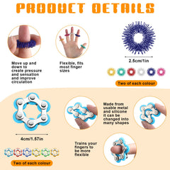 Jexine six-wheeled roller chain fidget for smooth rotation and stress relief