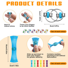 Jexine spiked sensory finger ring offers gentle pressure and texture variety