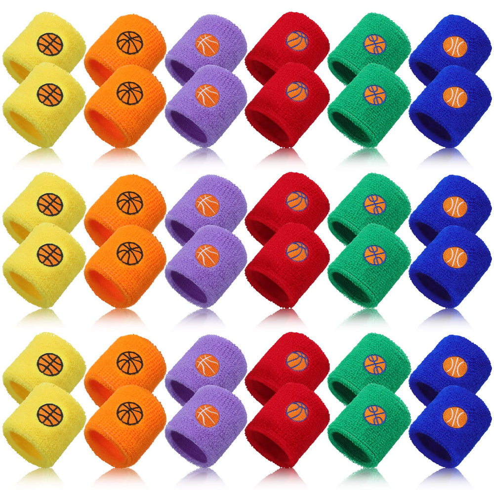 Jeyiour kids wristbands in six colors for sports and school use.
