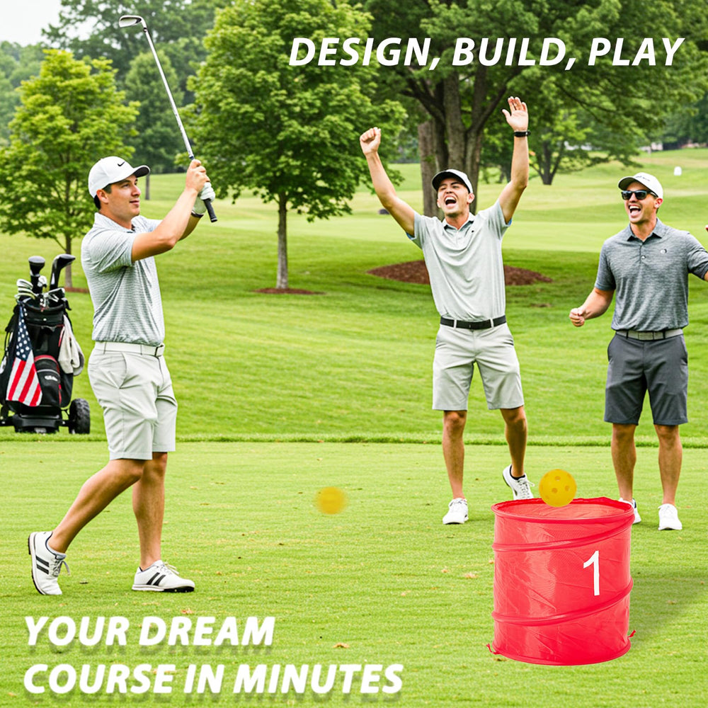 JFHID portable carry bag keeps the golf set ready for beach or park adventures