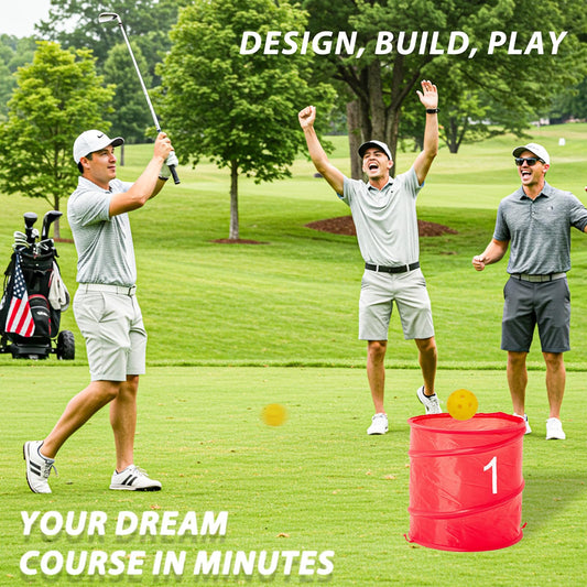 JFHID portable carry bag keeps the golf set ready for beach or park adventures
