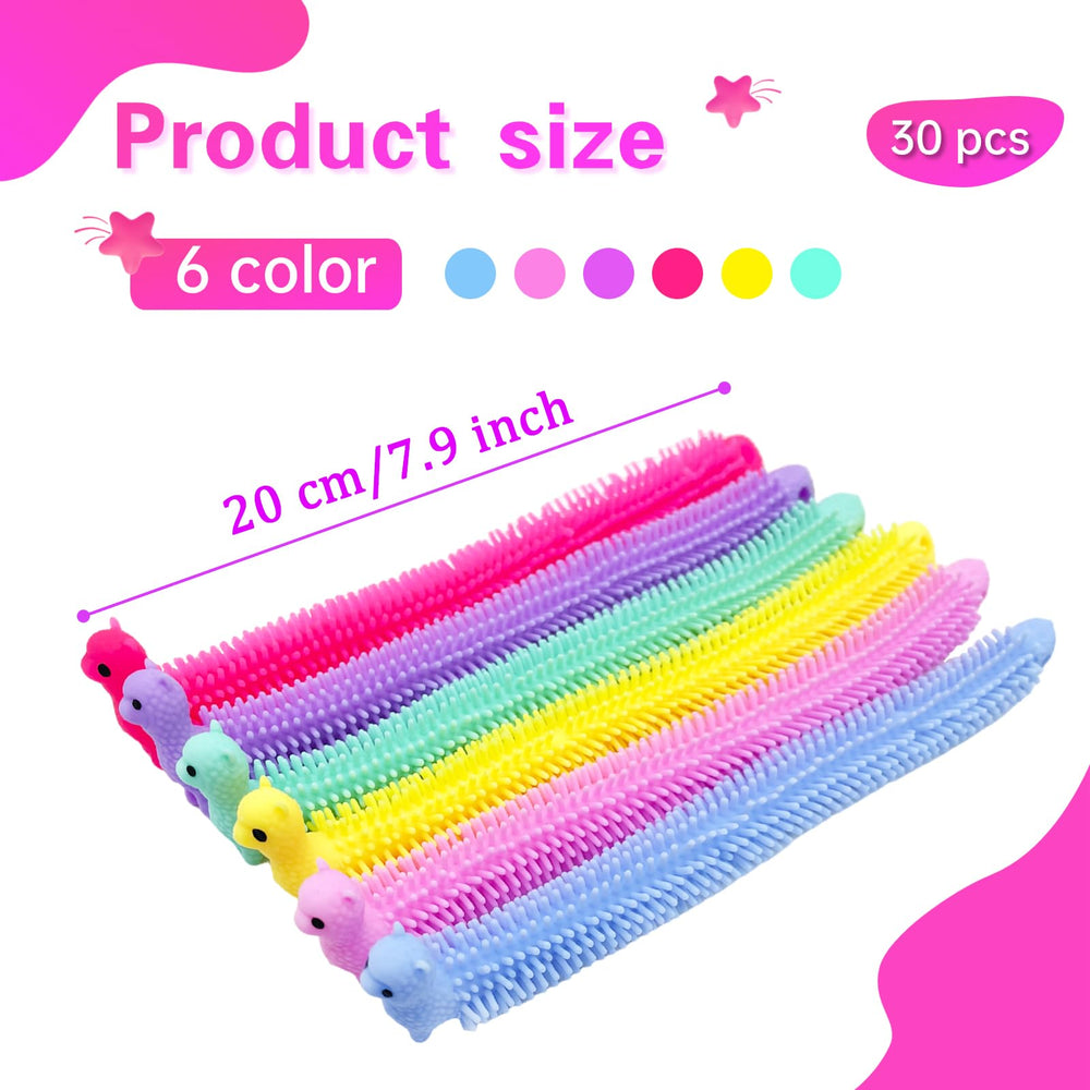 Jgalnim Alpaca stretchy fidget toy – colorful strings for tactile exploration and calm