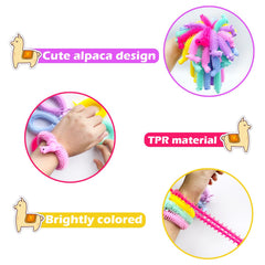 Jgalnim Alpaca stretchy fidget toy – durable rubber with soft feel for daily use