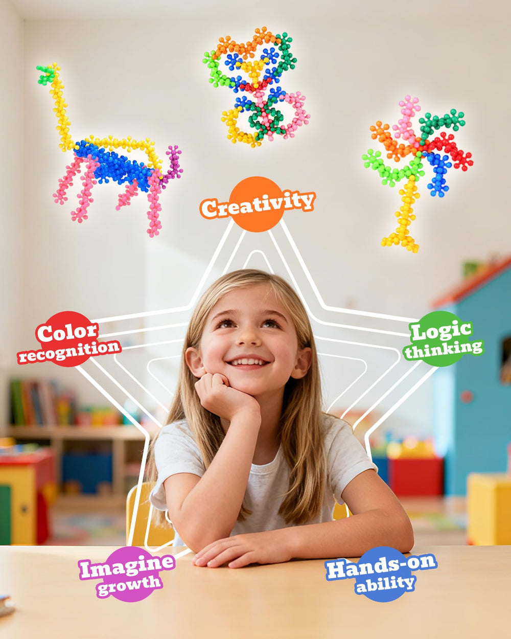 JGLXF blocks ideal for classroom teaching aids and group activities