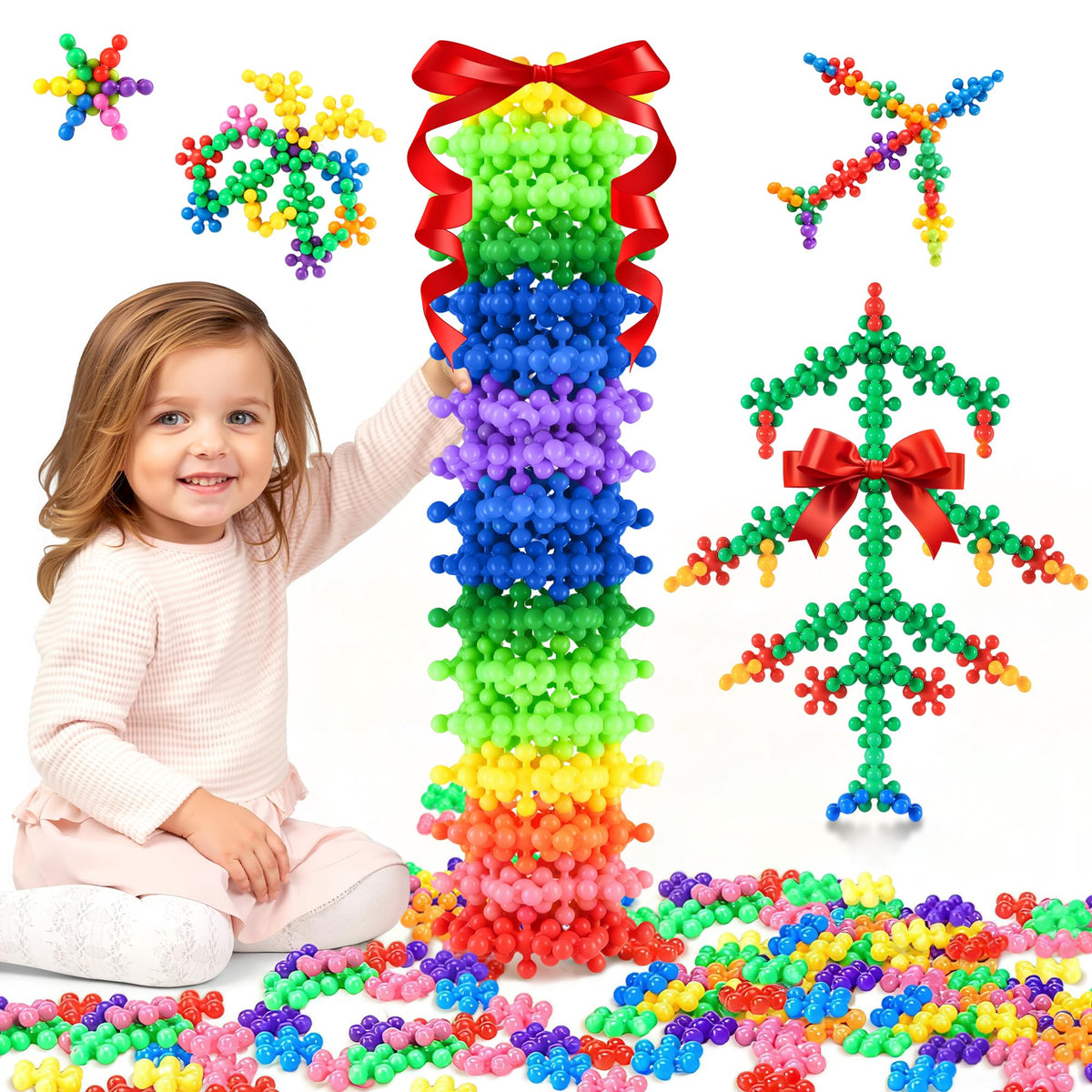 JGLXF colorful building blocks for assembly support creativity and fine motor skills