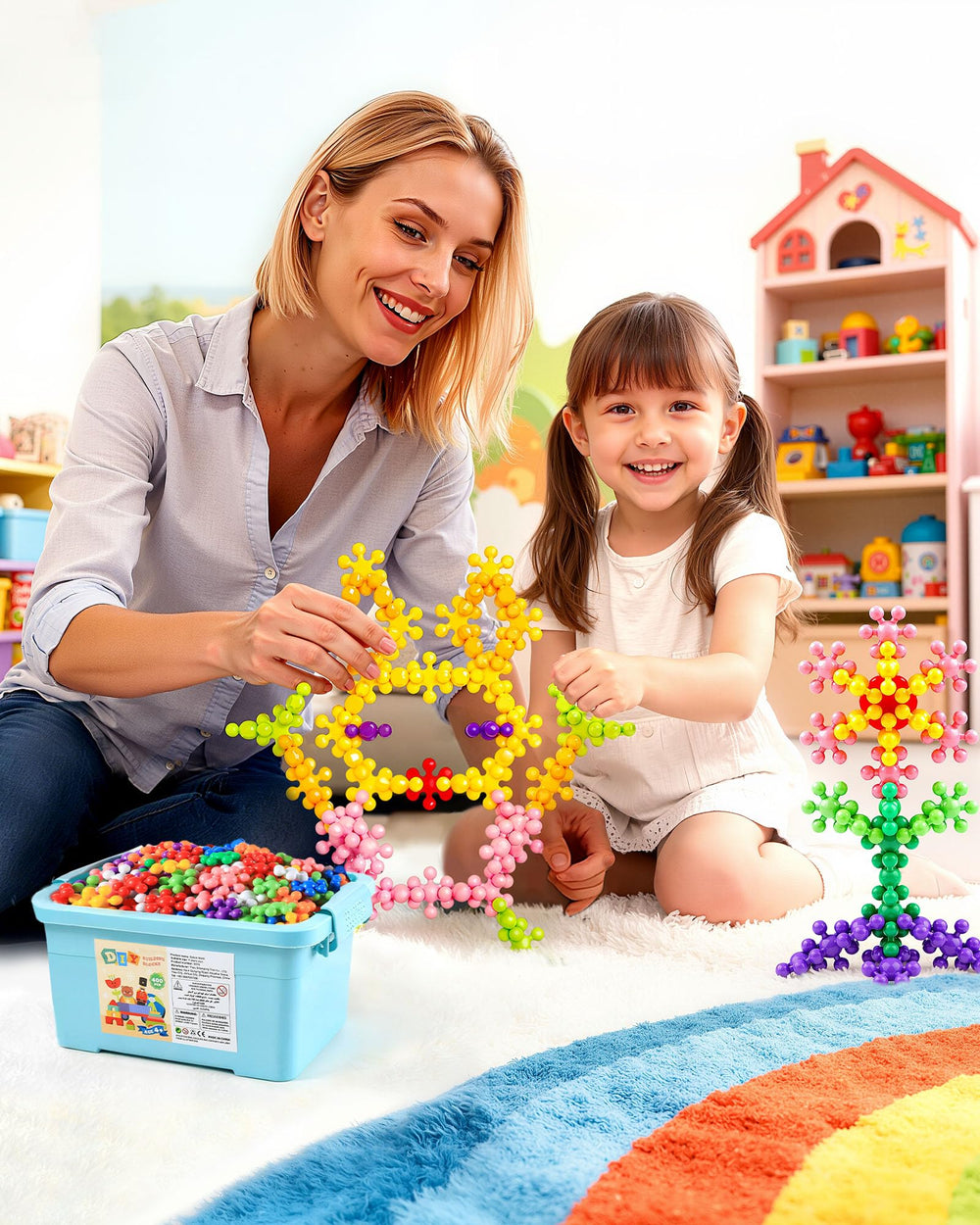 JGLXF interlocking plastic blocks set promotes hands-on STEM learning