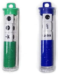 JHFY Left Right Center tubes with dice and chips for quick setup
