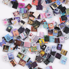 JHGCVX mini books dollhouse display creates believable library vibe.