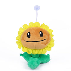 JHESAO PVZ sunflower plush ready to hang or display with lanyard.