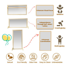 JHNIFTYNEST two-use design supports sitting and standing exploration.