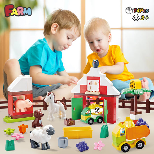 JHTigre farm animals set promotes storytelling with horse sheep pig dog and owl