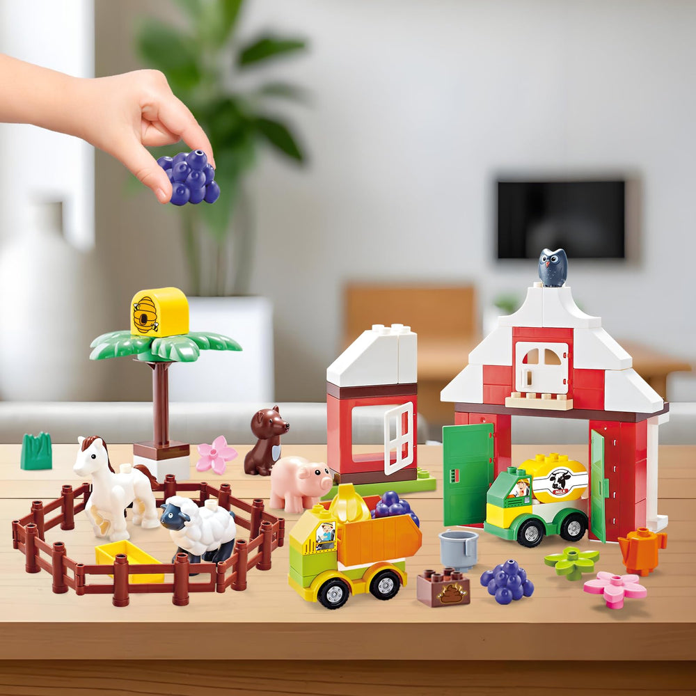 JHTigre fruit bucket and car pieces inspire caregiving and sorting activities