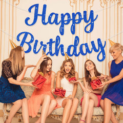 JHZMCRX birthday banner used as photo backdrop for celebrations