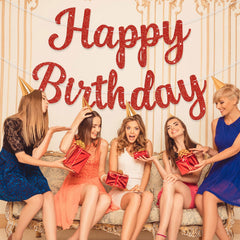 JHZMCRX banner used as photo backdrop with balloons