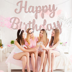 JHZMCRX Birthday banner decor adds festive charm to any room