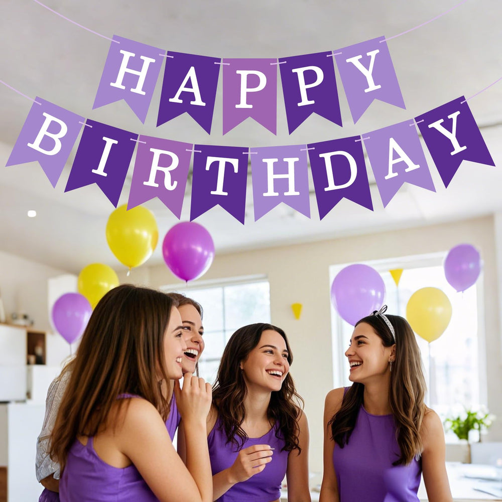 JHZMCRX Birthday party decor kit pairs with balloons and garlands