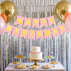 JHZMCRX DIY assembly banner enables flexible, personalized birthday displays.