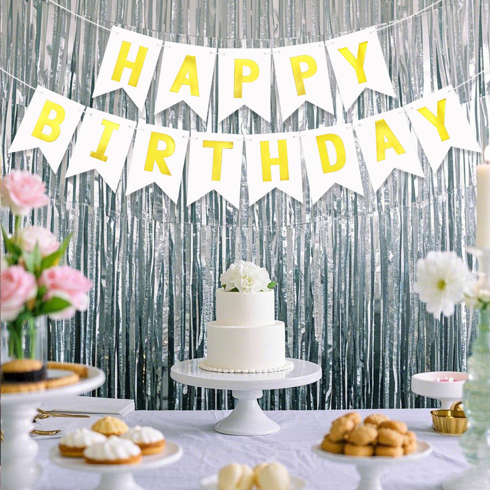 JHZMCRX DIY birthday decor kit for personalized party styling