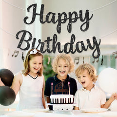 JHZMCRX DIY birthday letters banner ready to customize your party sign