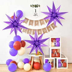 JHZMCRX easy-to-inflate foil balloons with automatic seal design