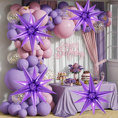 JHZMCRX shiny foil balloons reflecting light for festive atmosphere